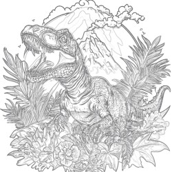 Rex Colouring Pages - Printable Coloring page