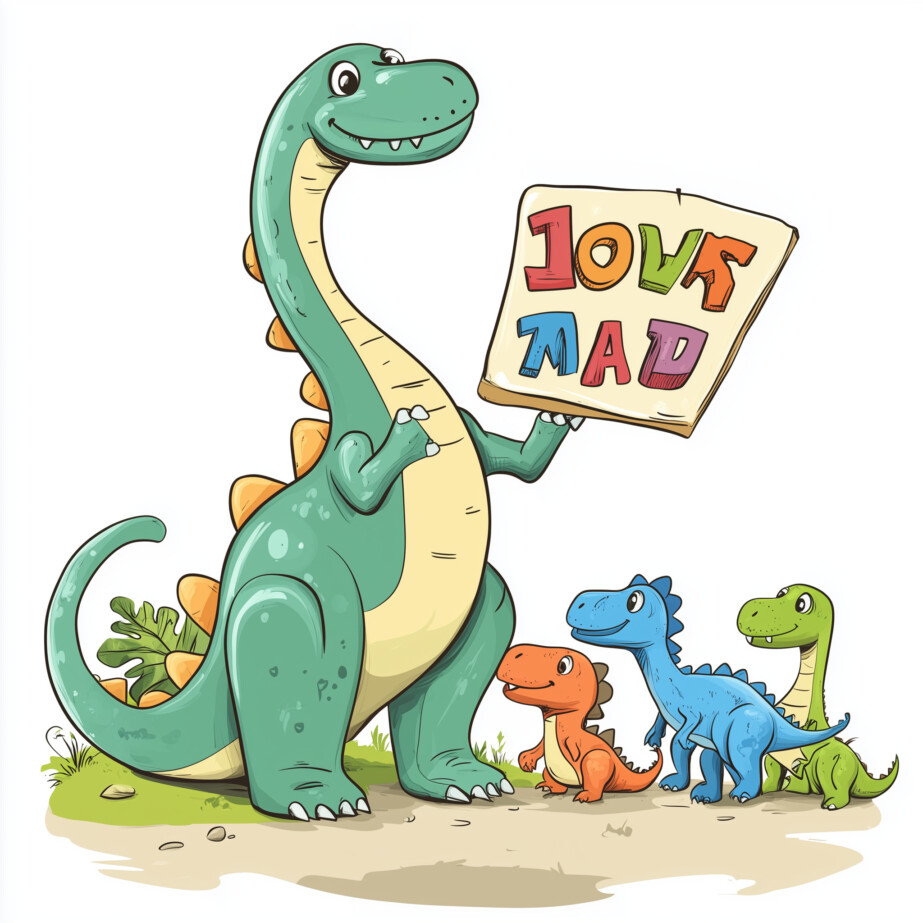 Simple Dinosaur Coloring Pages 2