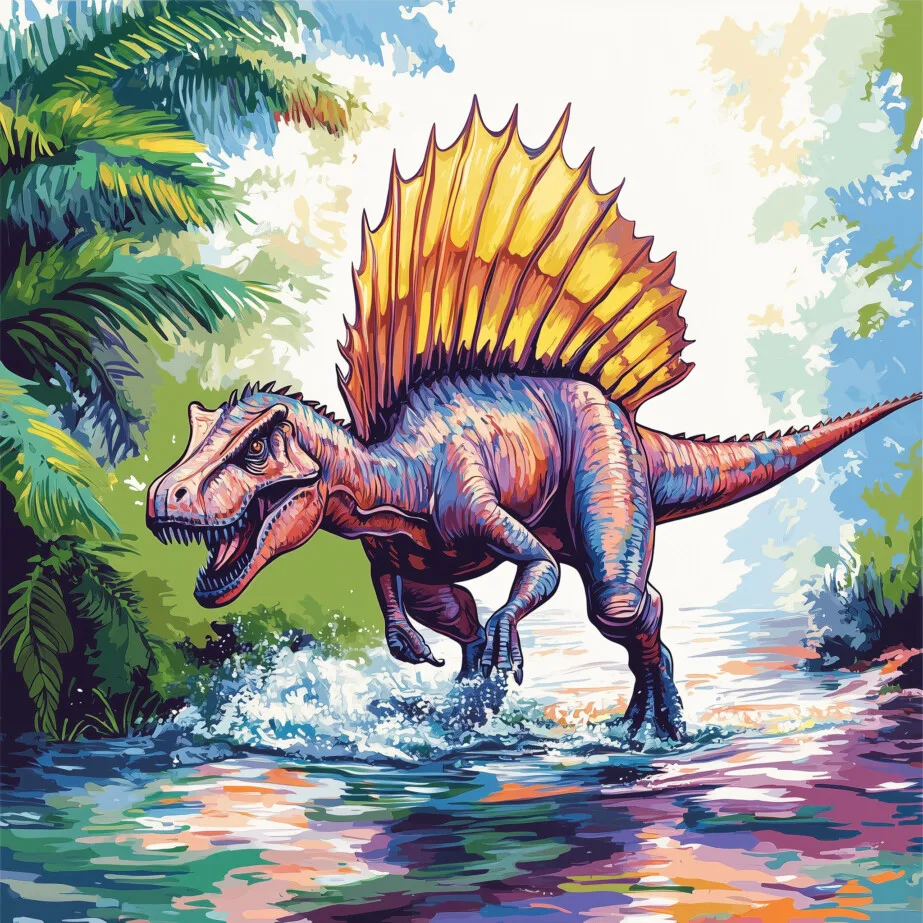 Spinosaurus Ausmalbild Zum Ausdrucken 2