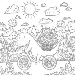 Stegosaurus Dinosaur Coloring Pages - Printable Coloring page