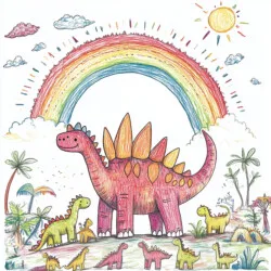 Stegosaurus Imprimible - Imagen de origen