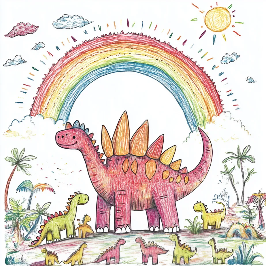 Stegosaurus Afdrukbaar 2