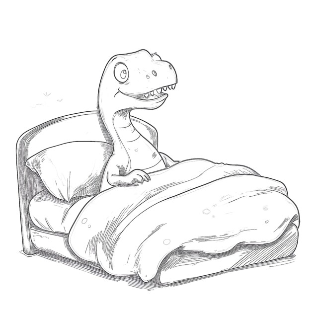 T Rex Coloring Page | Coloring Pages Mimi Panda