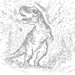 T Rex Jurassic World Coloring Pages - Printable Coloring page