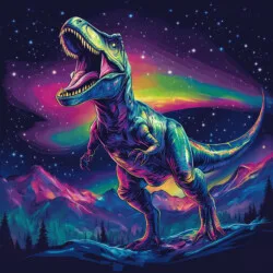 T Rex Baskı İçin Resim - Orijinal görüntü