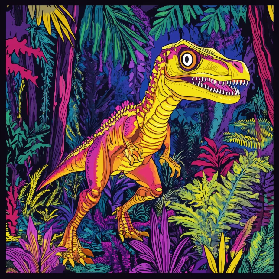 Page De Coloriage De Tarbosaurus 2