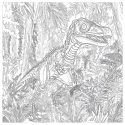 Tarbosaurus Coloring Page - Printable Coloring page