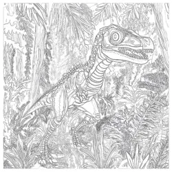 Página Para Colorear De Tarbosaurus - Página para colorear