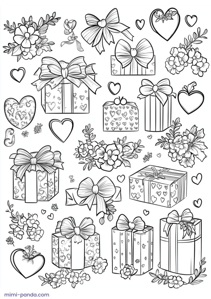 Valentine’s Coloring Book 5