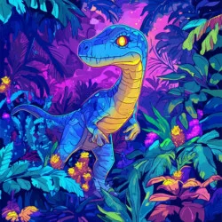 Páginas Para Colorear Del Velociraptor Blue - Imagen de origen