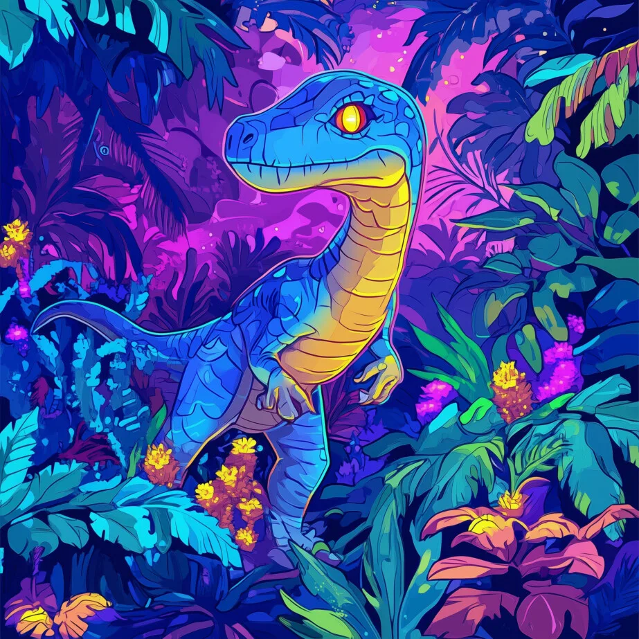 Velociraptor Blue Ausmalbilder 2