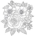 Adult Coloring Pages Free Flowers