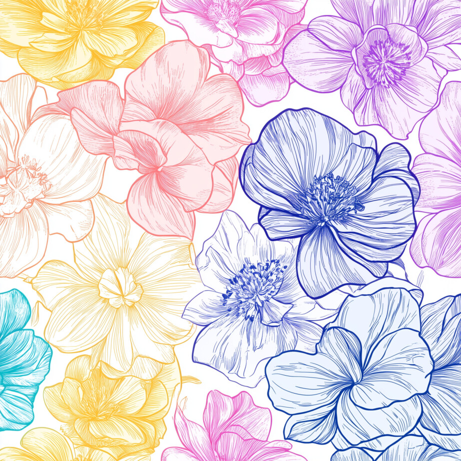 Adult Coloring Pages With Flowers 2