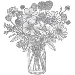 Adult Flowers Coloring Pages