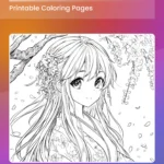 Anime Coloring Book