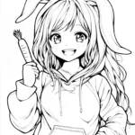 Anime Coloring Book for Kids