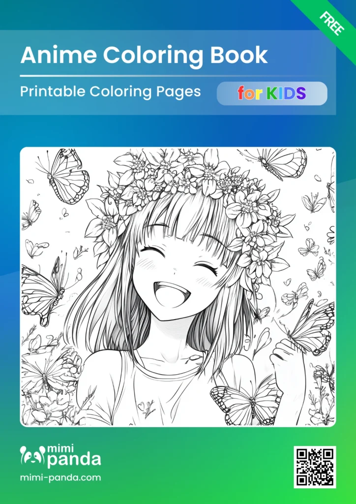 Anime Coloring Book for Kids 1