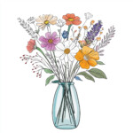 Bouquet Coloring Page 2 2