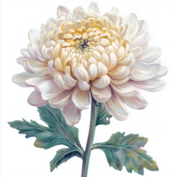 Chrysanthemum Coloring Page - Origin image