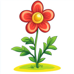 Color Flower Printable - Origin image