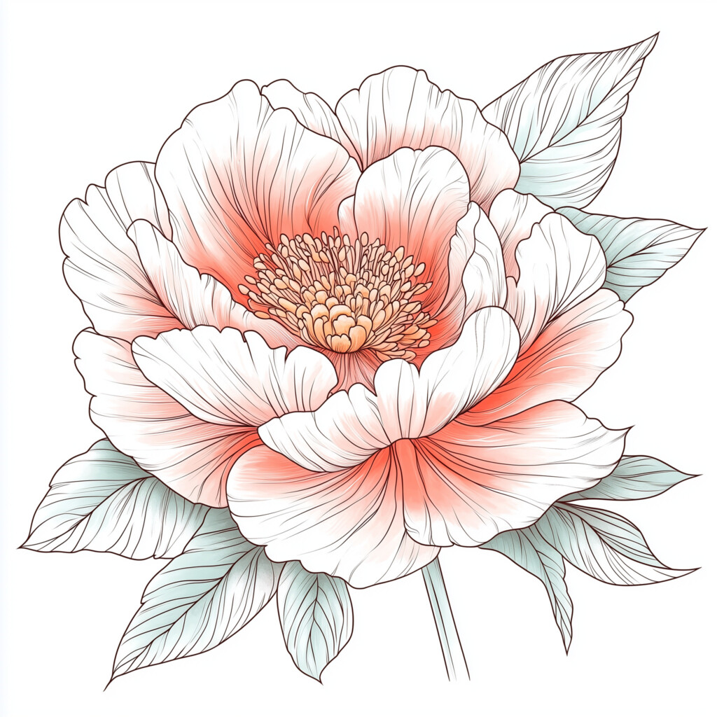 Coloring Books Flowers | Coloring Pages Mimi Panda