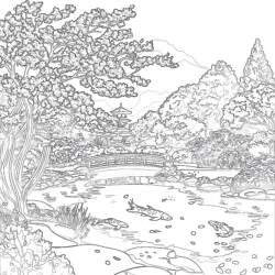 Coloring For Adults Flowers - Printable Coloring page