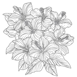 Coloring Images Flowers | Coloring Pages Mimi Panda