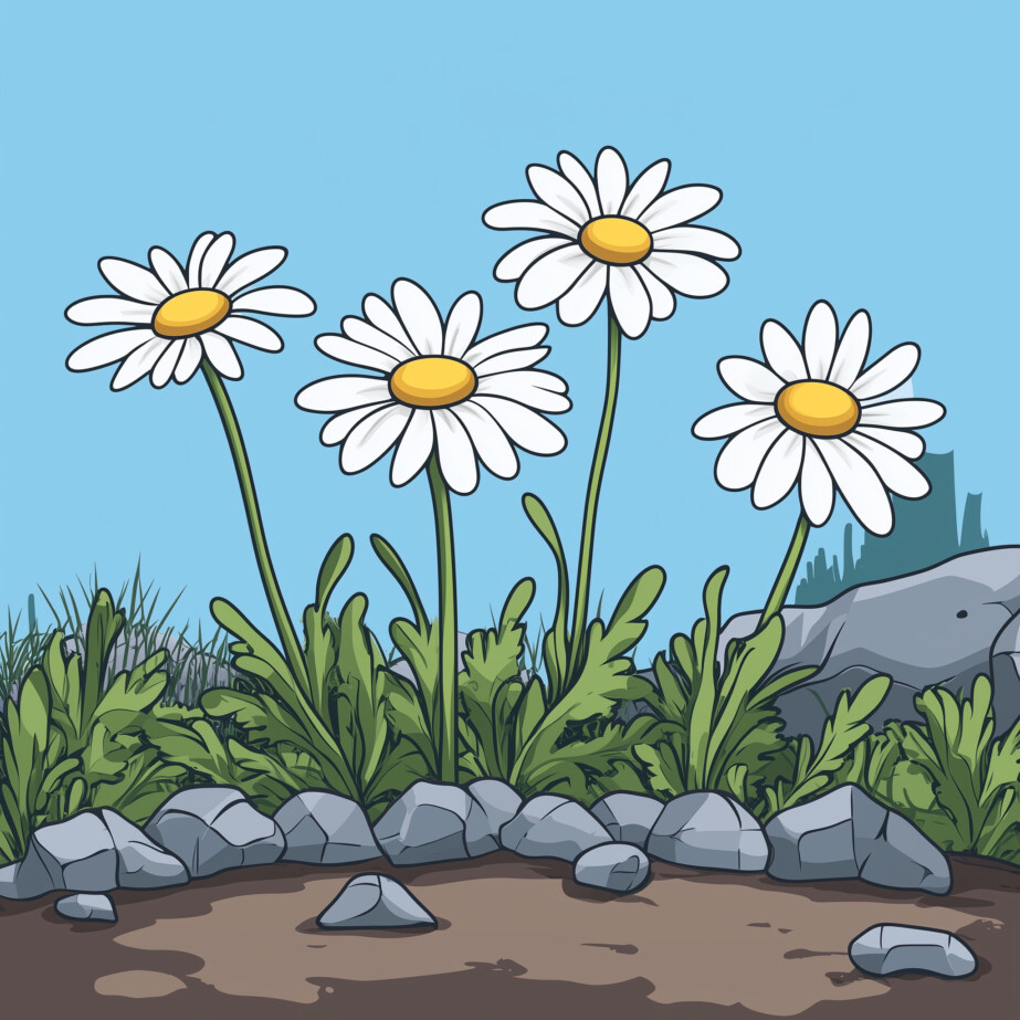 Coloring Pages Daisy Flowers 2