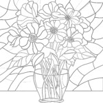 Coloring Pages Flowers Easy