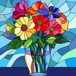 Coloring Pages Flowers Easy - Origin image