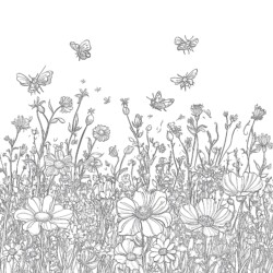 Coloring Pages For Adults Floral - Printable Coloring page