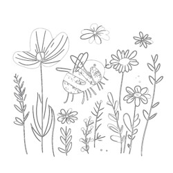 Coloring Pages Free Printable Flowers - Printable Coloring page