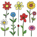 Coloring Pages Of Flowers For Preschool 2 2