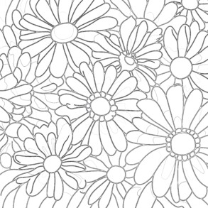 Daisy Coloring Page | Coloring Pages Mimi Panda