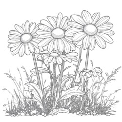 Daisy Picture To Coloring Page - Printable Coloring page