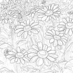 Daisy Printable Coloring Pages - Printable Coloring page