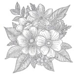 Detailed Flower Coloring Pages