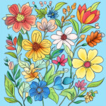 Floral Coloring Pages Free 2 2