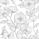 Floral Coloring Pages Printable