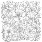 Floral Coloring Pictures