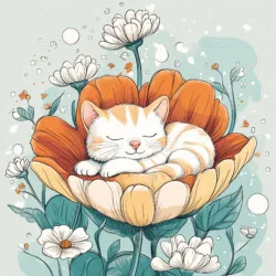 Floral Colouring Page - Origin image