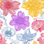 Floral Colouring Sheets 2 2