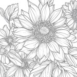 Floral Pictures To Color