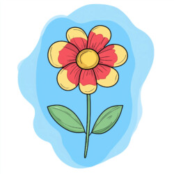 Flower Coloring Sheets Free - Origin image