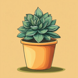 Plant Pot Coloring Page - Origin image