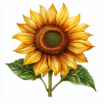 Sunflower Coloring 2 2