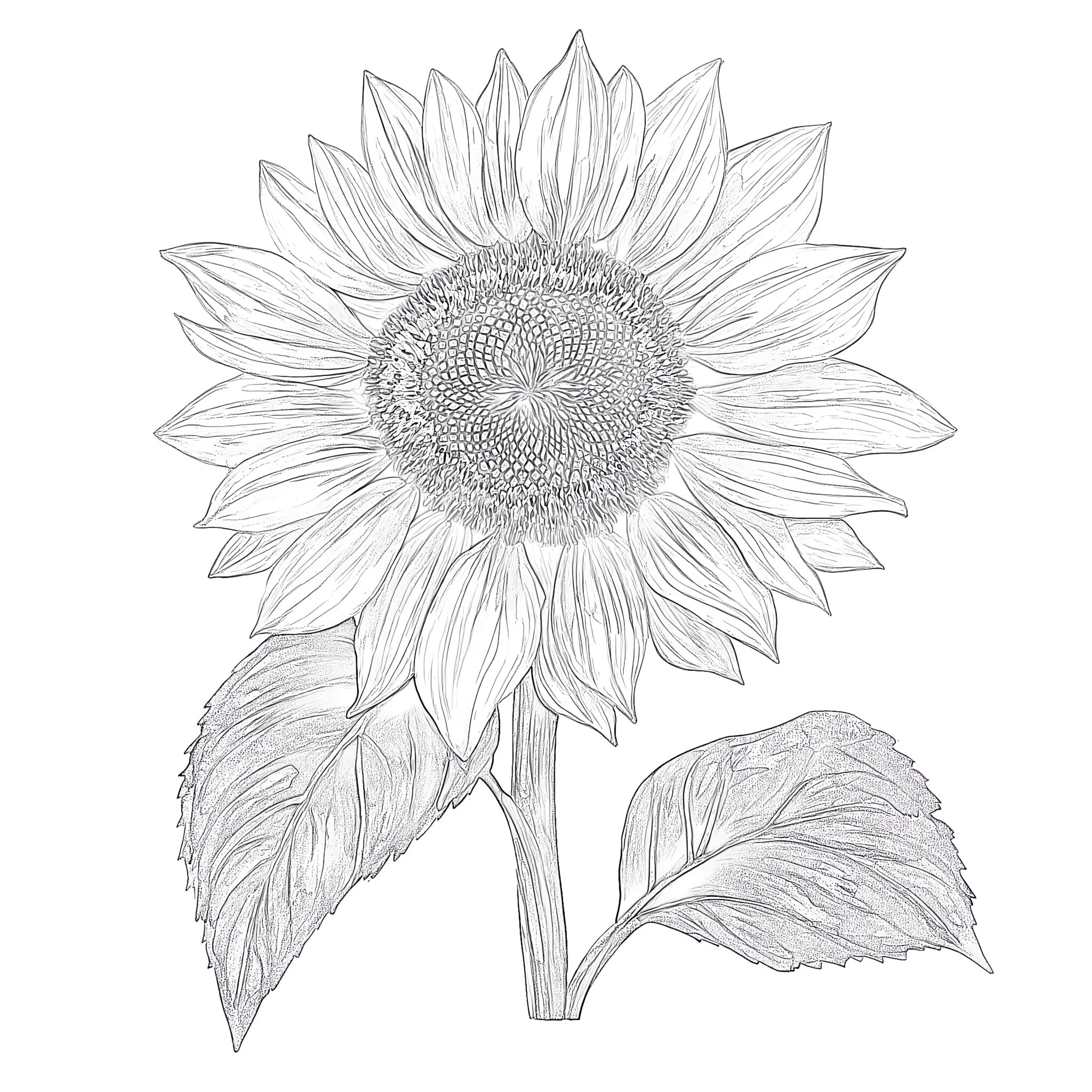 Sunflower Coloring Template Coloring Pages Mimi Panda Sunflower Coloring Template Coloring Pages Mimi Panda