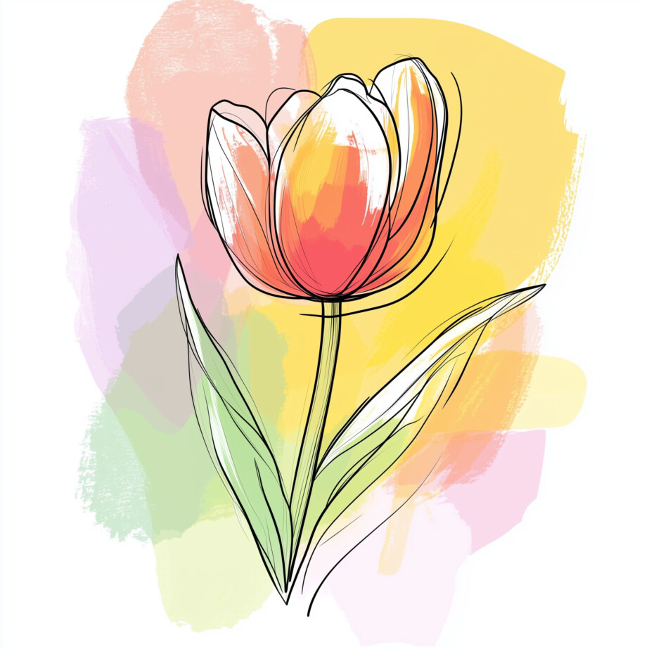 Tulip Coloring Book 2