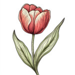 Tulip Colouring 2 2