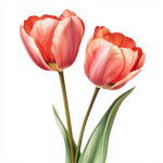 Tulip Flower Colouring 2 2